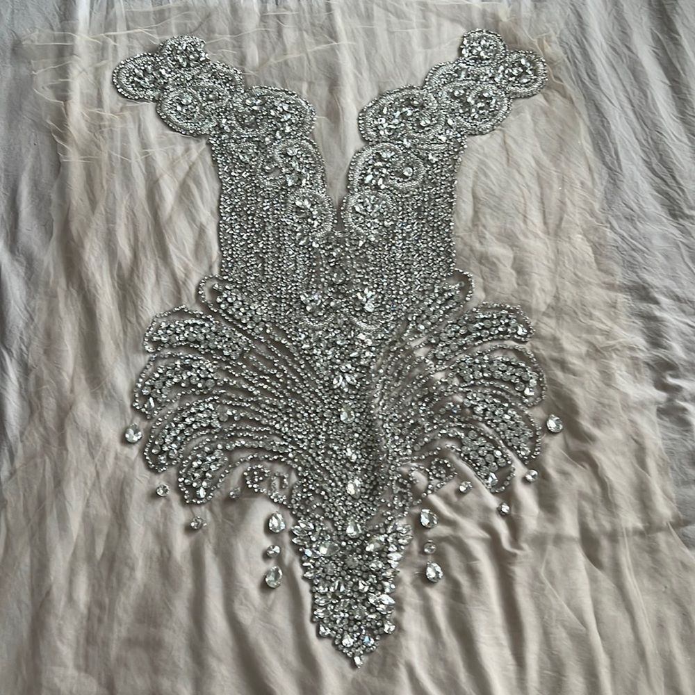 Rhinestone dress appliqué